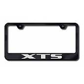Automotive Gold License Plate Frame - Black Stainless Steel - LFXTSEB