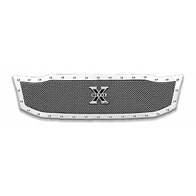 T-Rex Truck Products Grille Insert - Mesh Rectangular Polished Stainless Steel - 6719090