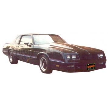 Goodmark Industries Hood Steel Black MC200811