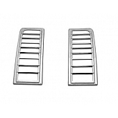Putco Tail Light Molding - Vent ABS Plastic Silver - 400809