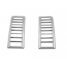 Putco Tail Light Molding - Vent ABS Plastic Silver - 400809