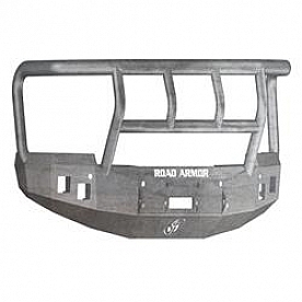 Road Armor Bumper Stealth Titan II 1-Piece Design Steel Natural - 314R2Z