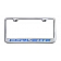 American Car Craft License Plate Frame - Corvette Lettering Stainless Steel - 052033BLU