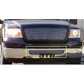 T-Rex Truck Products Bumper Grille Insert Horizontal Bar Polished Silver Billet Aluminum - 25555
