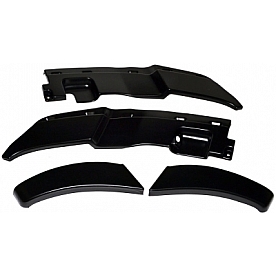 Warn Bumper Filler Panel Powder Coated Black Plastic - 70490