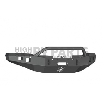 Road Armor Bumper Stealth Pre-Runner 1-Piece Design Steel Black - 214R4B