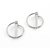Mr. Gasket Hood Pin Clip - Torsion Steel Set Of 2 - 1017A