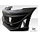 DuraFlex Bumper Cover Plain  Bomber Fiberglass - 100249