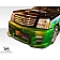 DuraFlex Bumper Cover Plain  Platinum Fiberglass - 100331