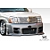 DuraFlex Bumper Cover Plain  Platinum Fiberglass - 100331