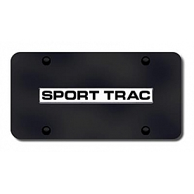Automotive Gold License Plate - Sport Trac Stainless Steel - SPTNCB