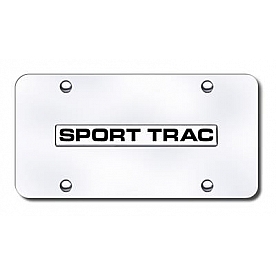Automotive Gold License Plate - Sport Trac Stainless Steel - SPTNCC