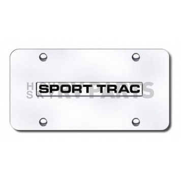 Automotive Gold License Plate - Sport Trac Stainless Steel - SPTNCC