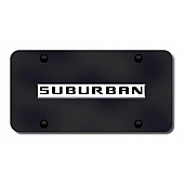 Automotive Gold License Plate - Suburban Stainless Steel - SRBNCB