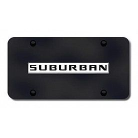 Automotive Gold License Plate - Suburban Stainless Steel - SRBNCB