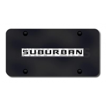 Automotive Gold License Plate - Suburban Stainless Steel - SRBNCB