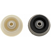 Help! By Dorman Window Crank Knob - Circular Plastic Black/ Clear Set Of 2 - 76938