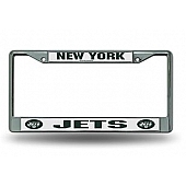POWERDECAL License Plate Frame - New York Jets Plastic - FC2202