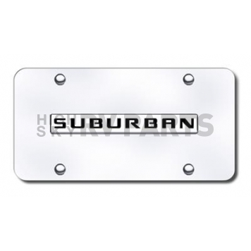 Automotive Gold License Plate - Suburban Stainless Steel - SRBNGC