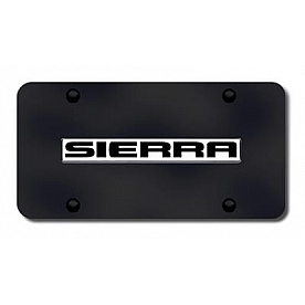 Automotive Gold License Plate - Sierra Stainless Steel - SRRNCB
