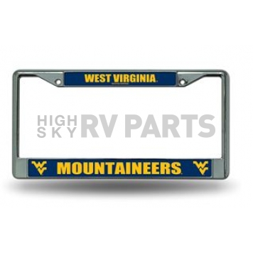 POWERDECAL License Plate Frame - West Virginia Mountaineers Plastic - FC280103