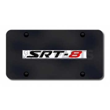 Automotive Gold License Plate - SRT-8 Stainless Steel - SRT8NCB