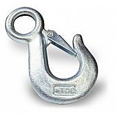 Tie Down Winch Clevis Hook - Steel Silver - 12000 Pound - 50641