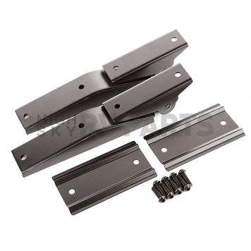 Rugged Ridge Tailgate Hinge - Powder Coated Steel Black Set Of 2 - 1121810