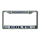 POWERDECAL License Plate Frame - Indianapolis Colts Name And Logo Zinc - FC2602