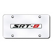Automotive Gold License Plate - SRT8 Stainless Steel - SRT8NCC