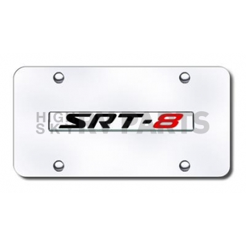 Automotive Gold License Plate - SRT8 Stainless Steel - SRT8NCC