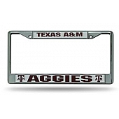 POWERDECAL License Plate Frame - Texas A&M Aggies Plastic - FC260202