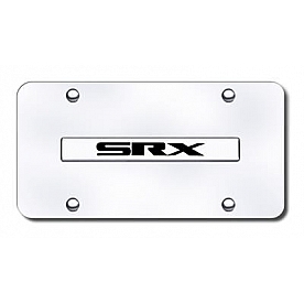 Automotive Gold License Plate - SRX Stainless Steel - SRXNCC
