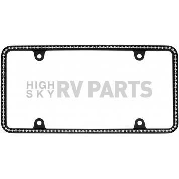 Cruiser License Plate Frame - Diamondesque Die Cast Zinc - 18150-1