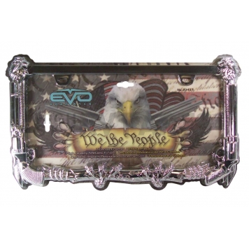 CIPA USA License Plate Frame - We The People Plastic - 93457-1
