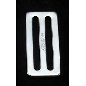 RaceQuip Seat Belt Slide Bar - Cadmium Plated Steel Silver - 700075