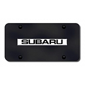 Automotive Gold License Plate - Subaru Stainless Steel - SUBNCB