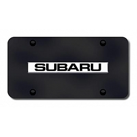 Automotive Gold License Plate - Subaru Stainless Steel - SUBNCB