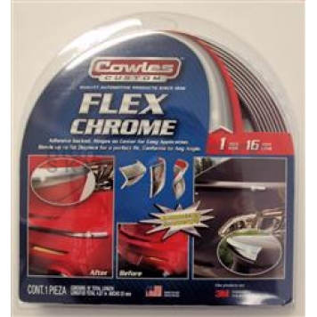 Cowles Products Side Molding - Silver Chrome Plated - S37790