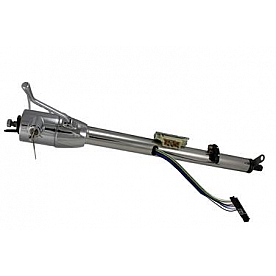 Flaming River Steering Column Bell Style 28 Inch Silver Stainless Steel - FR3010128S