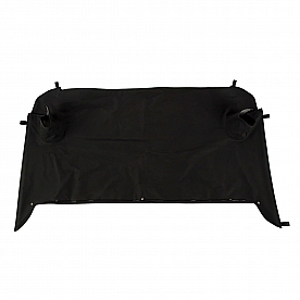 Rugged Ridge Duster Deck Cover - Covers Rear Cargo Area Vinyl Black - 1355004