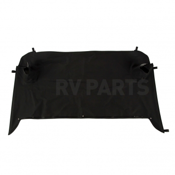Rugged Ridge Duster Deck Cover - Covers Rear Cargo Area Vinyl Black - 1355004