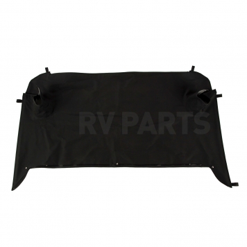 Rugged Ridge Duster Deck Cover - Covers Rear Cargo Area Vinyl Black - 1355004