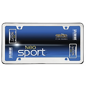 Cruiser License Plate Frame - Neo Sport Die Cast Zinc - 15130