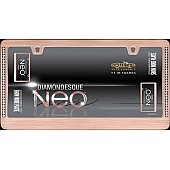 Cruiser License Plate Frame - Neo Diamondesque Die Cast Zinc - 15000