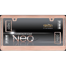 Cruiser License Plate Frame - Neo Diamondesque Die Cast Zinc - 15000