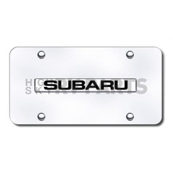 Automotive Gold License Plate - Subaru Stainless Steel - SUBNGC
