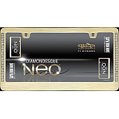 Cruiser License Plate Frame - Neo Diamondesque Die Cast Zinc - 15001
