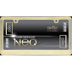 Cruiser License Plate Frame - Neo Diamondesque Die Cast Zinc - 15001