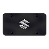 Automotive Gold License Plate - Suzuki Logo Stainless Steel - SUZCB